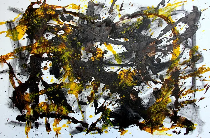 Marc Mengus, 2022#14, acrylique sur toile, 80 x 120 x 2 cm