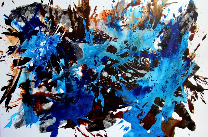 Marc Mengus, 2022#9, acrylique sur toile, 80 x 120 x 2 cm