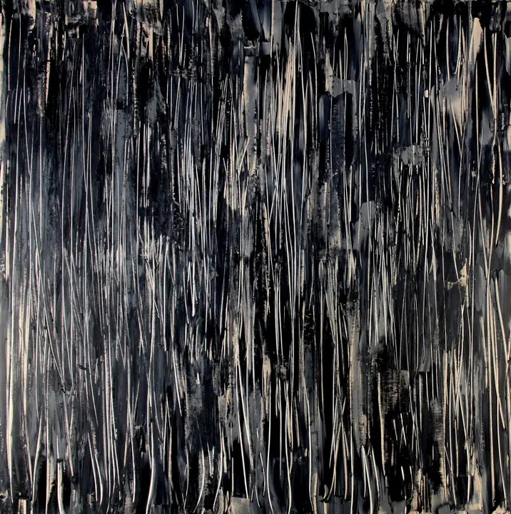 Marc Mengus, 2023#10, acrylique sur toile, 80 x 80 x 2 cm