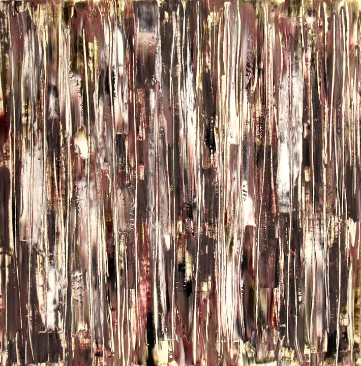 Marc Mengus, 2023#8, acrylique sur toile, 80 x 80 x 2 cm