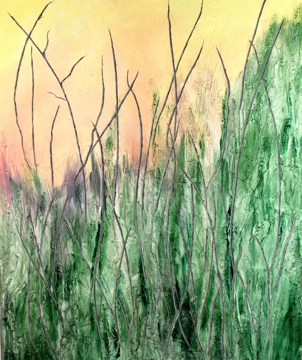 Marc Mengus, 2026#10, acrylique sur toile, 120 x 100 cm