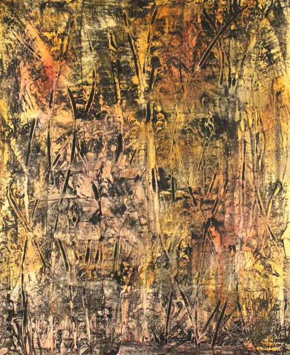 Marc Mengus, 2026#6, acrylique sur toile, 120 x 100 cm