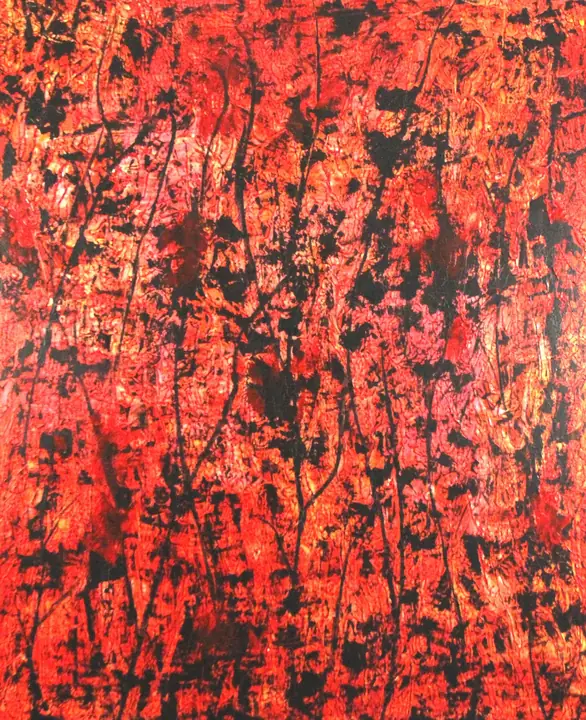 Marc Mengus, 2026#7, acrylique sur toile, 120 x 100 cm